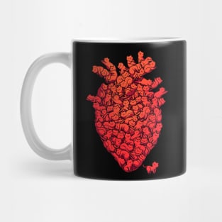 I Love Cat Heart Mug